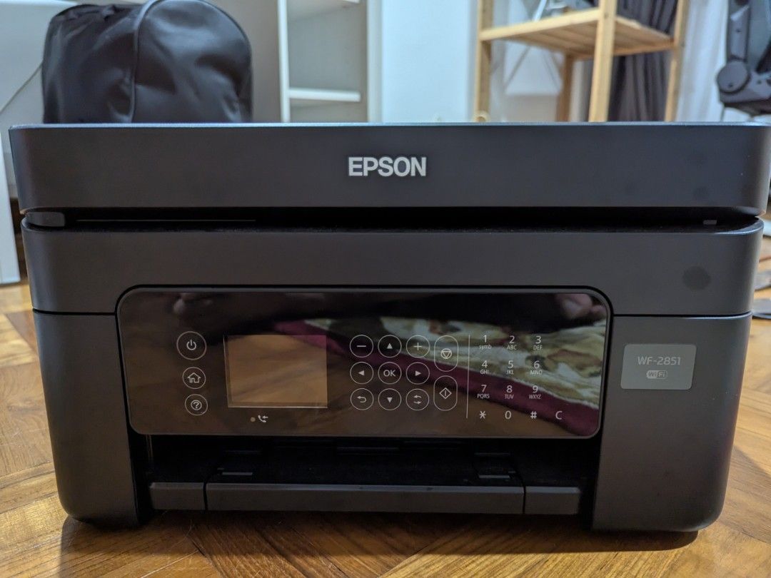 Epson Printer (Category: Printers, Scanners & Copiers) located in Singapore. Submitted by cmphotography (Listing ID 1317825696, Image 1). Description: Sparingly used. Has scanner, printer, photocopier . Cartridge dry.