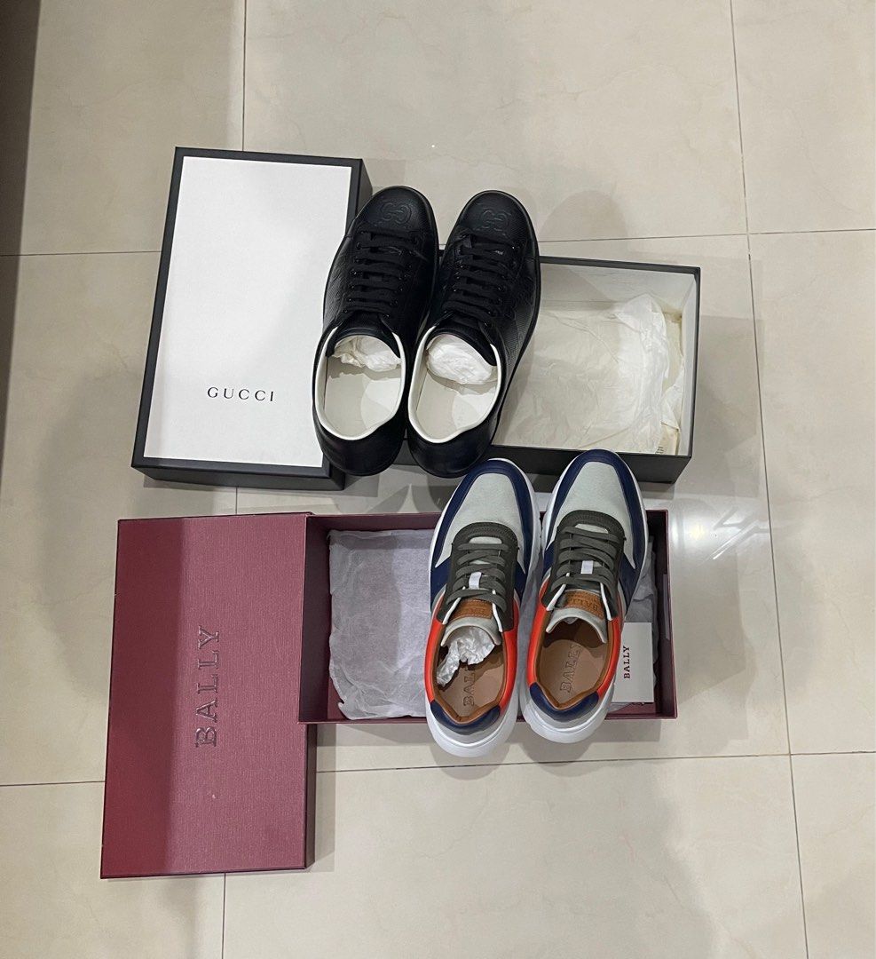 FOR SALE USED GUCCI BALLY MEN SHOES