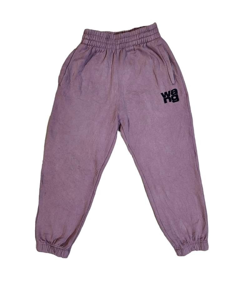Fs: Essential Classic Sweatpants in Acid Pink Lavender by Alexander Wang (Category: Joggers) located in Davao. Submitted by thrifttothworld (Listing ID 1317877292, Image 1). Description: Fs: Essential Classic Sweatpants in Acid Pink Lavender by Alexander Wang Waistline Size: 30 to 34 Price: 450.