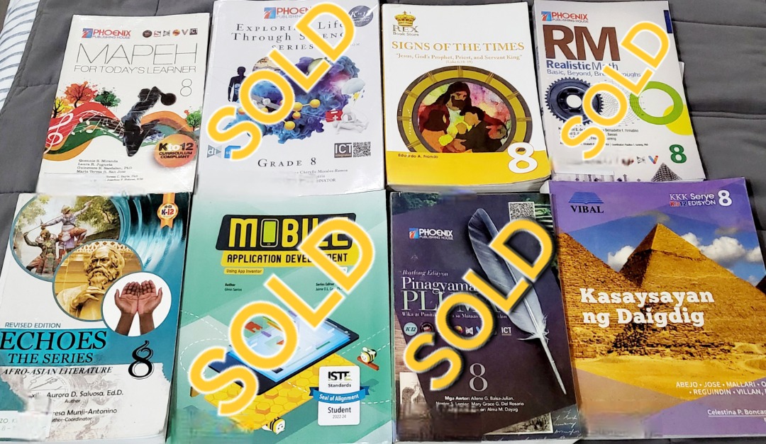 Grade 8 Books, Hobbies & Toys, Books & Magazines, Textbooks on Carousell