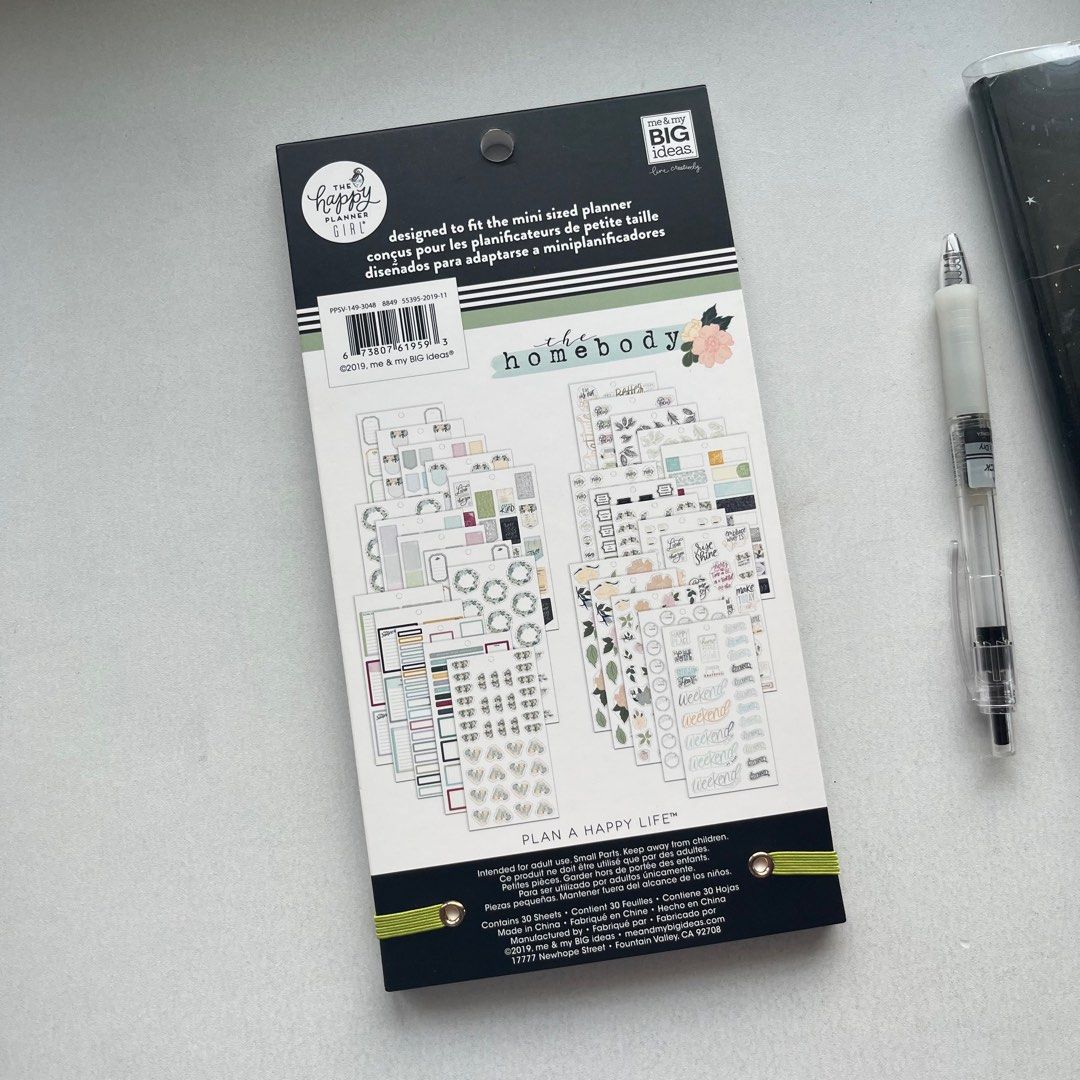 happy planner sticker book - homebody mini (Category: Storybooks) located in Dasmarinas. Submitted by emdestash (Listing ID 1317836504, Image 2). Description: — 2 available.