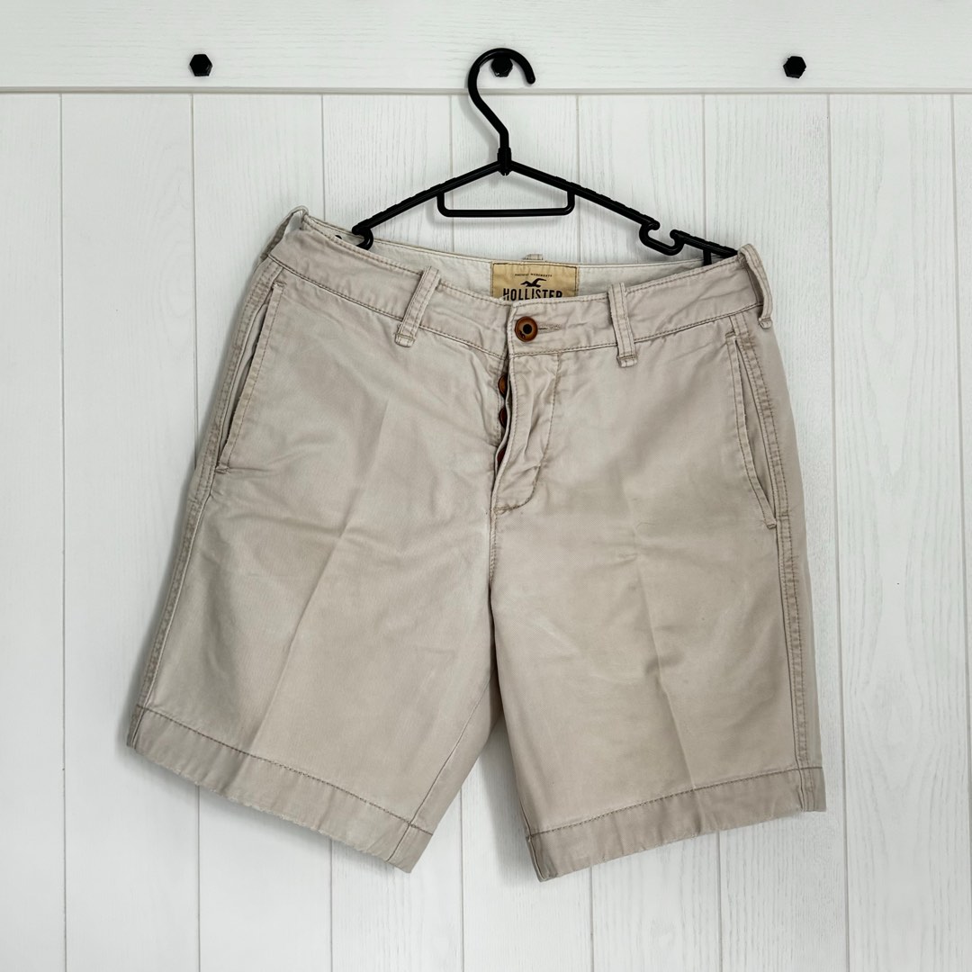 Khaki shorts for girls hollister cheap