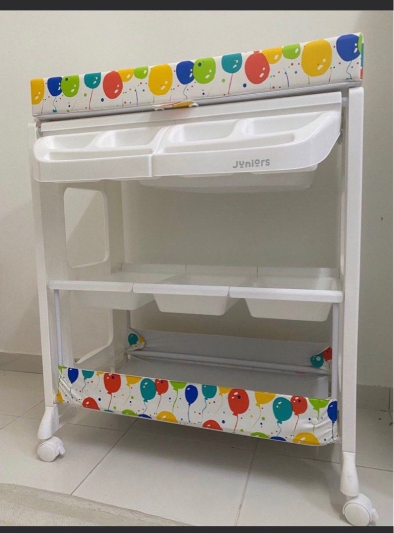 Juniors Diaper Changing Station and Bathtub Babies Kids Bathing Changing Bathtub Bath Accessories on Carousell