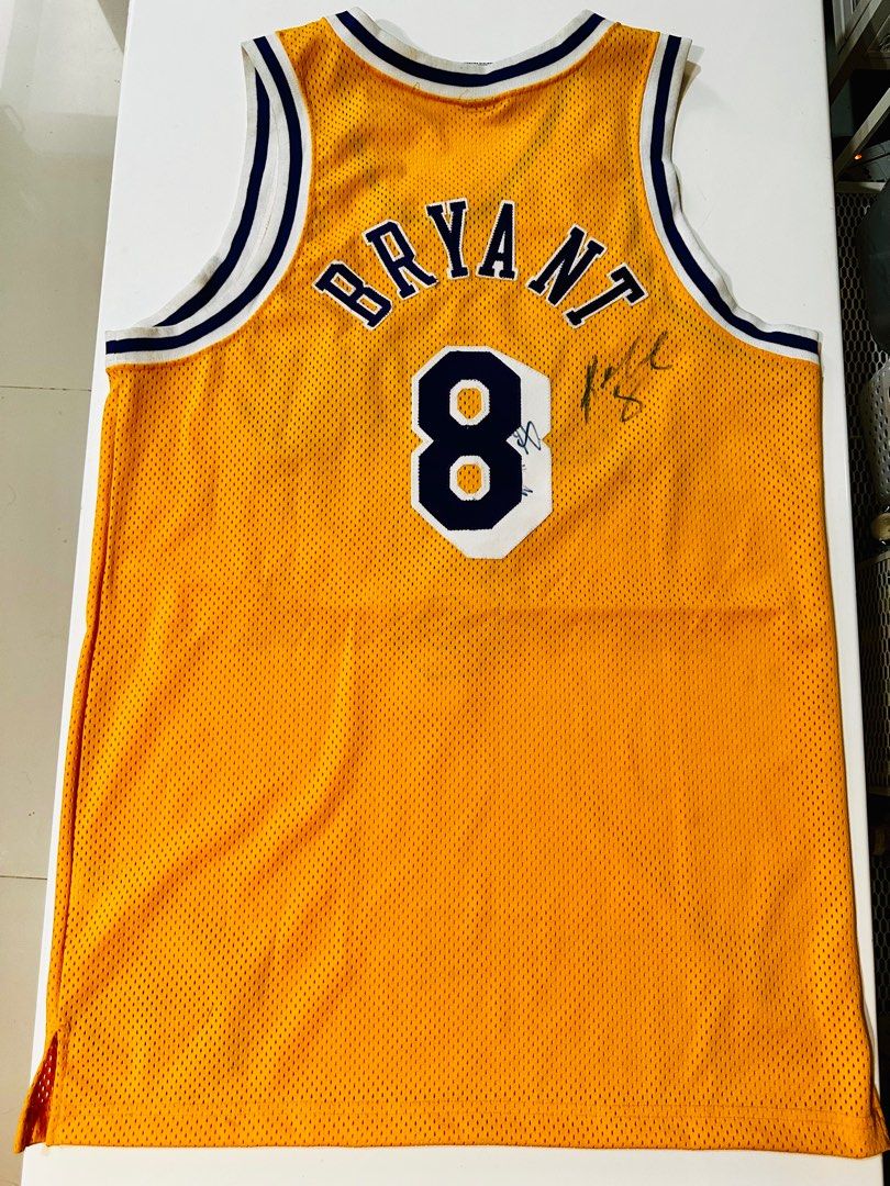 Kobe Bryant Multi-Signed Authentic Jersey (Category: Activewear) located in Makati City. Submitted by vit0oo (Listing ID 1317867795, Image 3). Description: One of the rarest Kobe Bryant Signed Memorabilia you can find! Circa 1998 Authentic Jersey signed TWICE by Kobe Bean Bryant! SERIOUS BUYER ONLY! Signed “KB 8” in the Jersey Number Signed “Kobe 8” in the actual Jersey JSA Certified Authentic with hologram number YY74988, with full Letter of Aut