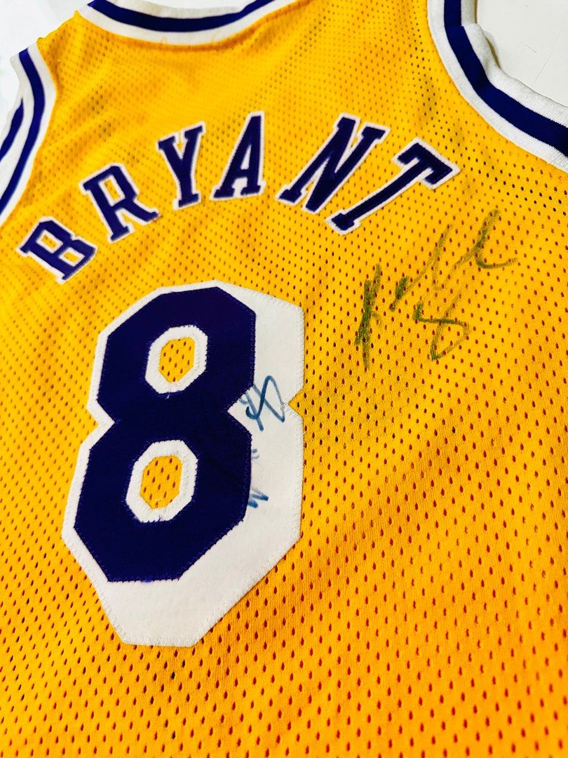 Kobe Bryant Multi-Signed Authentic Jersey (Category: Activewear) located in Makati City. Submitted by vit0oo (Listing ID 1317867795, Image 2). Description: One of the rarest Kobe Bryant Signed Memorabilia you can find! Circa 1998 Authentic Jersey signed TWICE by Kobe Bean Bryant! SERIOUS BUYER ONLY! Signed “KB 8” in the Jersey Number Signed “Kobe 8” in the actual Jersey JSA Certified Authentic with hologram number YY74988, with full Letter of Aut