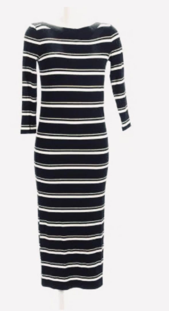 MASSIMO DUTTI STRIPED KNIT MAXI DRESS Women s Fashion Dresses Sets Dresses on Carousell