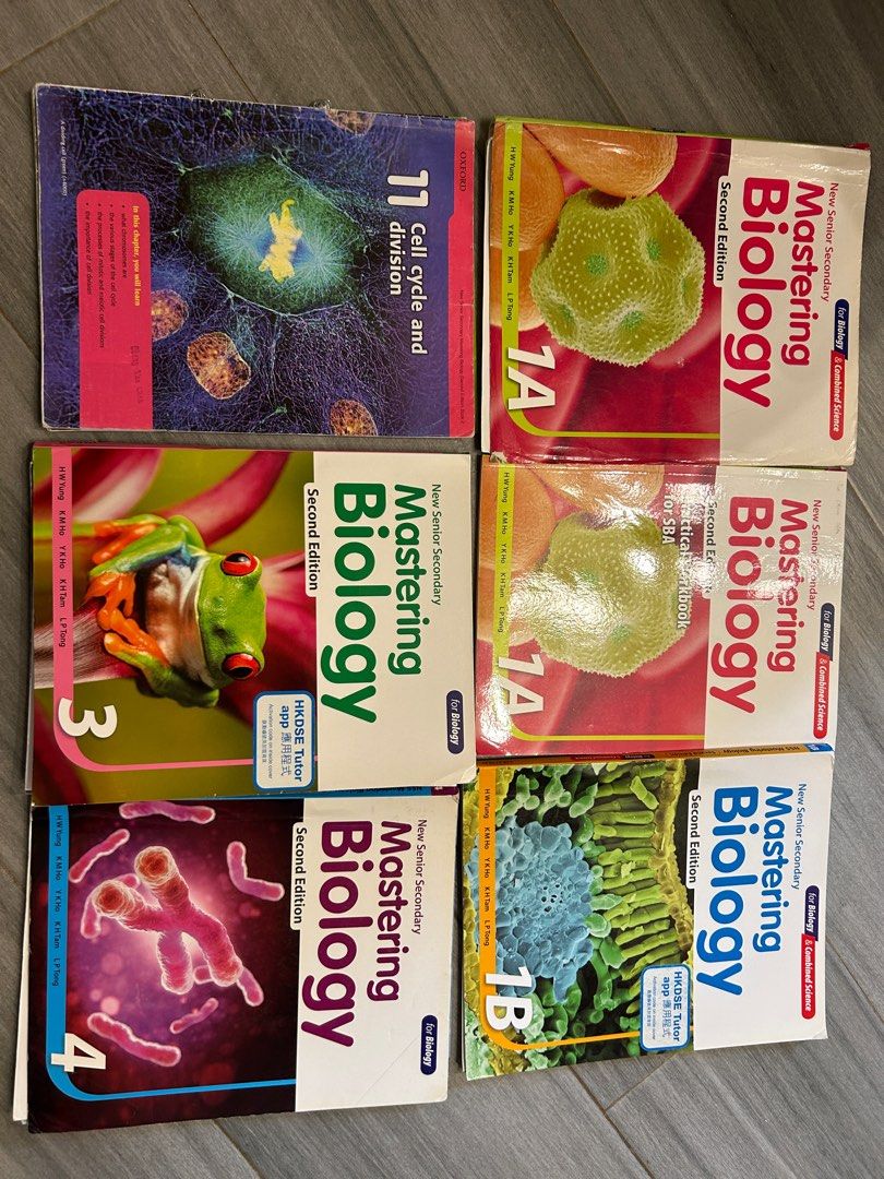 Mastering Biology 1A,1B, 2, 3, 4 (second edition), 興趣及遊戲, 書本 & 文具, 教科書 ...