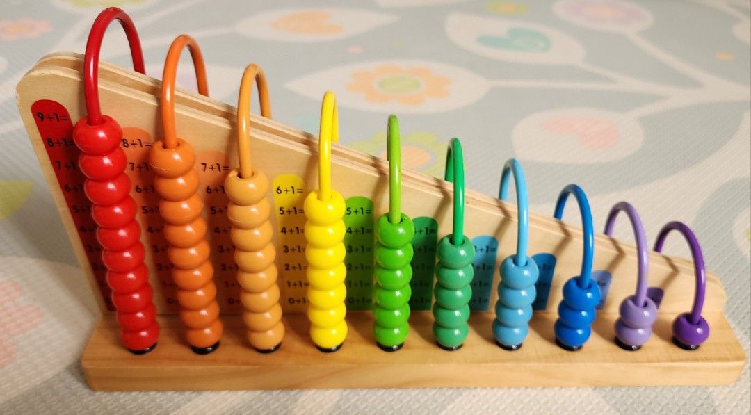 Melissa and Doug Add Subtract Abacus Babies Kids Infant Playtime on Carousell