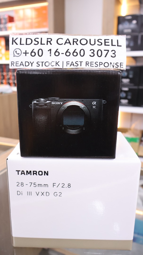 (Merdeka Promo) Sony a7C II + Tamron 28-75mm F2.8 Di III VXD G2 Lens ...