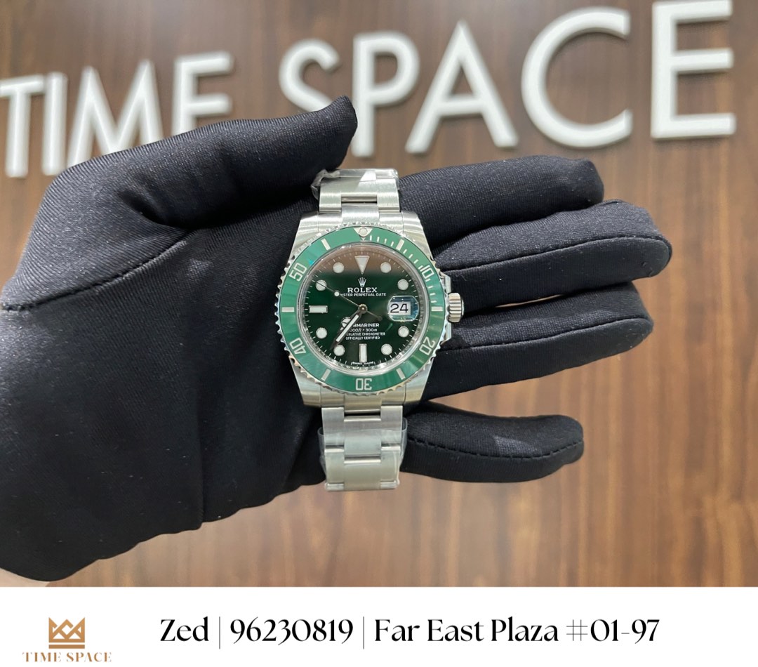 Mint Condition] Rolex Submariner 116610LV Hulk 40mm Green Dial