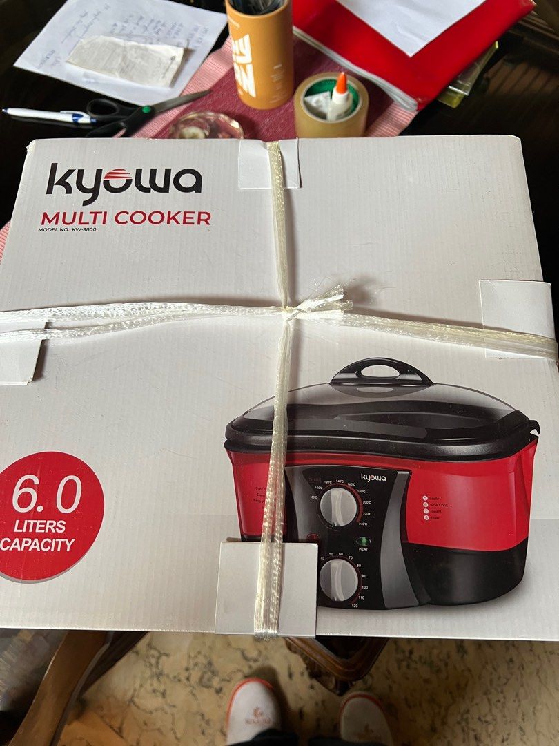 Multi Cooker 8 in 1 Capacity 6 Liters (Category: Cookers) located in Quezon City. Submitted by FullAndUnloading (Listing ID 1317780951, Image 2). Description: Kyowa Multi Cooker 8 in 1 Capacity 6 Liters Brand New.