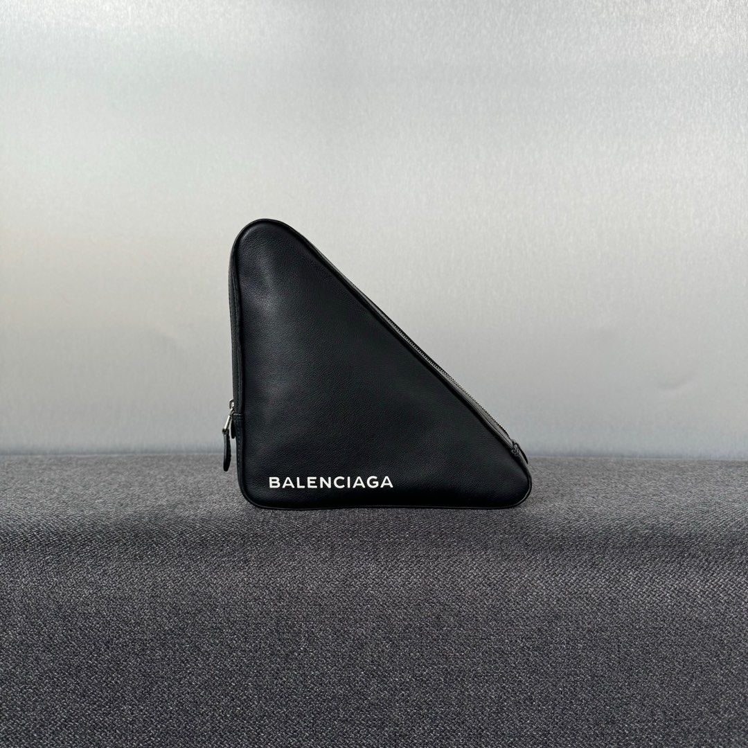 Balenciaga triangle clutch online