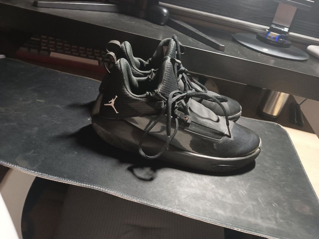 Nike Air Jordan Jumpman Hustle Black Men s Fashion Footwear Casual Shoes on Carousell