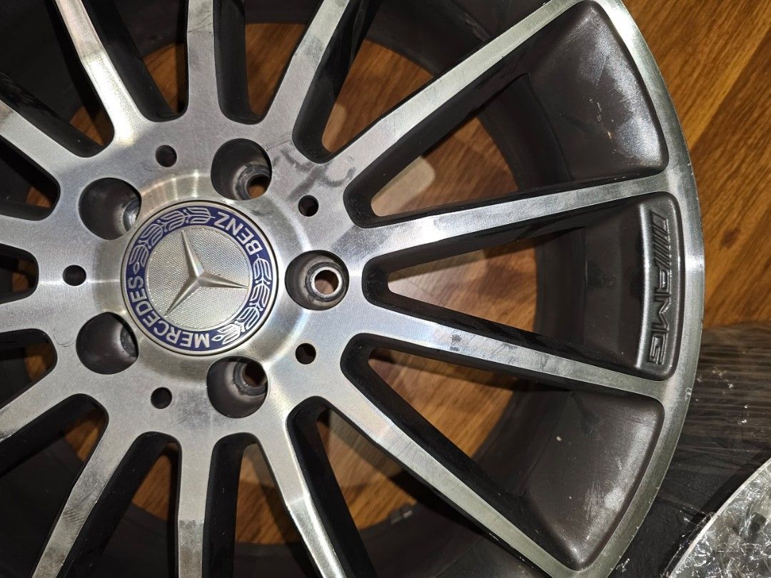 Original 18 inch Merc Cla200 AMG Rims, Auto Accessories on Carousell