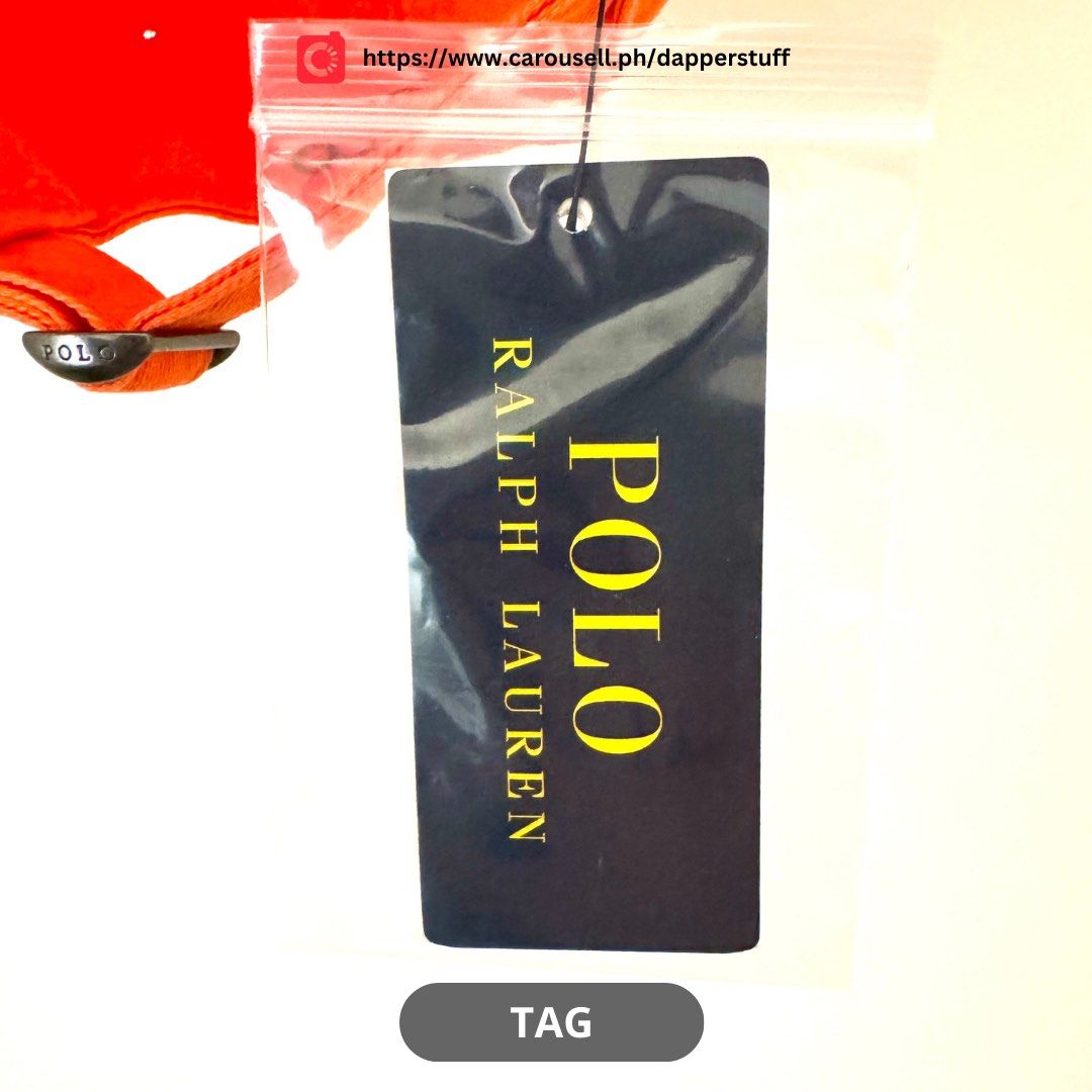 Polo Ralph Lauren Cap (Category: Caps & Hats) located in Manila. Submitted by dapperstuff (Listing ID 1317791387, Image 3). Description: Inclusion: • Original hang tag • Cap insert Retail Price: ₱3,750.