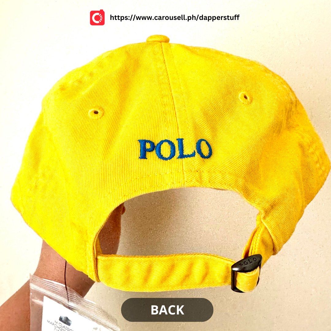 Polo Ralph Lauren Cap (Category: Caps & Hats) located in Manila. Submitted by dapperstuff (Listing ID 1317792890, Image 2). Description: Inclusion: • Original hang tag • Cap insert Retail Price: ₱3,750.