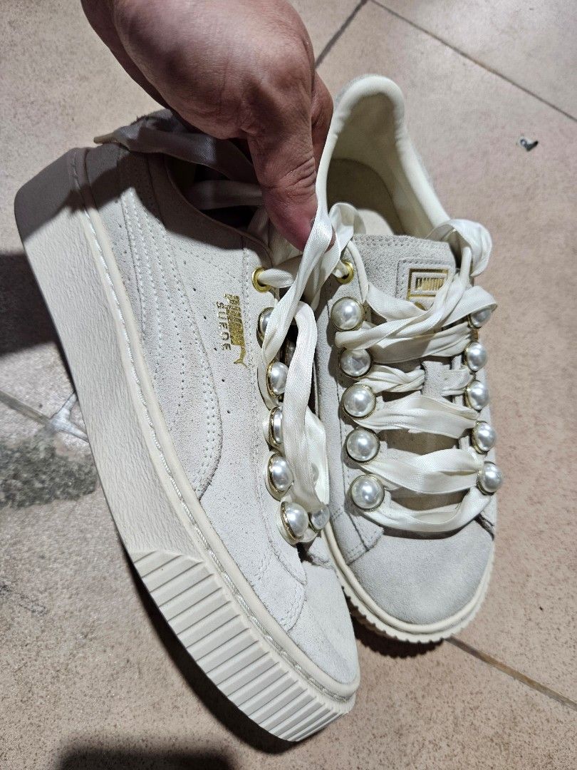 Puma suede platform bling wmns shop