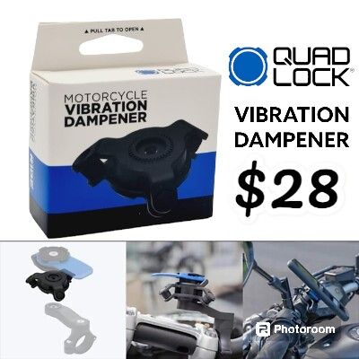 Quadlock Vibration Dampener, Sports Equipment, Bicycles & Parts, Parts &  Accessories on Carousell