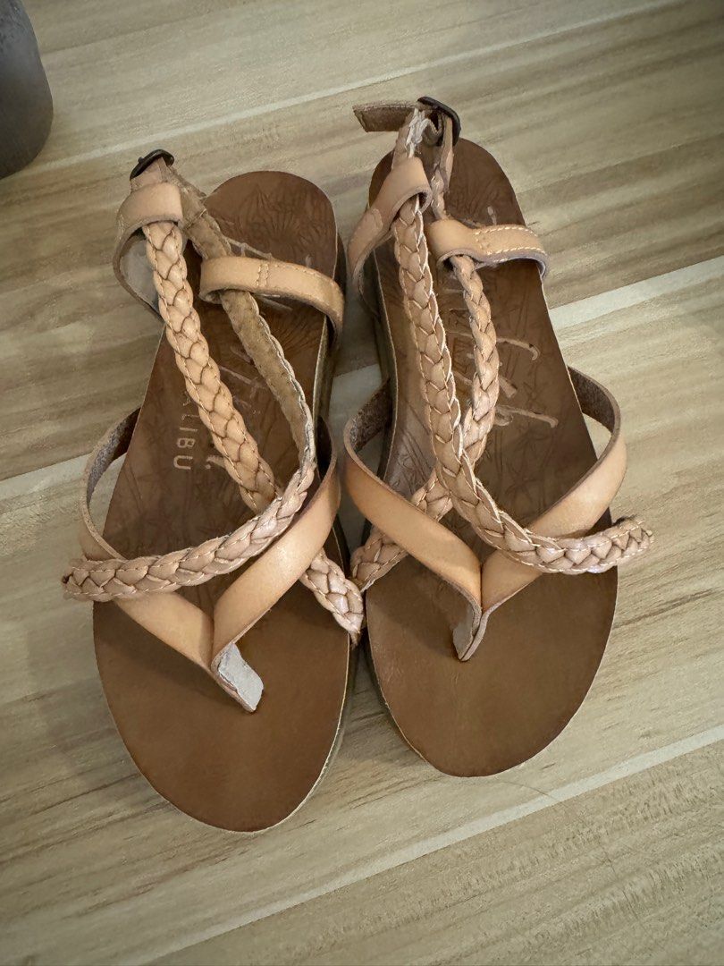 Real leather sandals hot sale