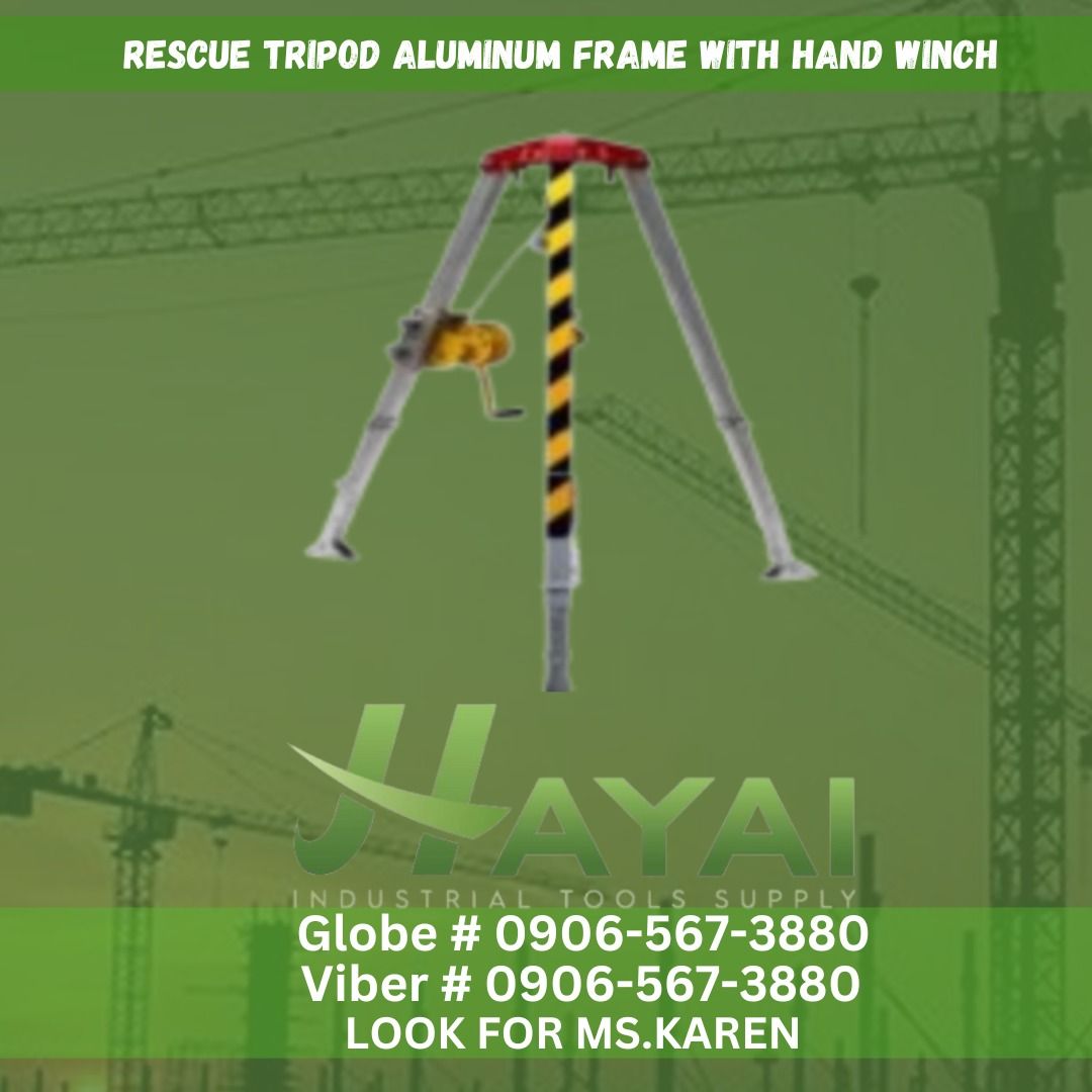 Rescue Tripod Aluminum Frame with Hand Winch, Commercial & Industrial ...