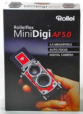 ROLLEIFLEX MINI DIGI ミニカメラ ローライ、二眼タイプのミニチュアデジタルカメラ - 価格.com