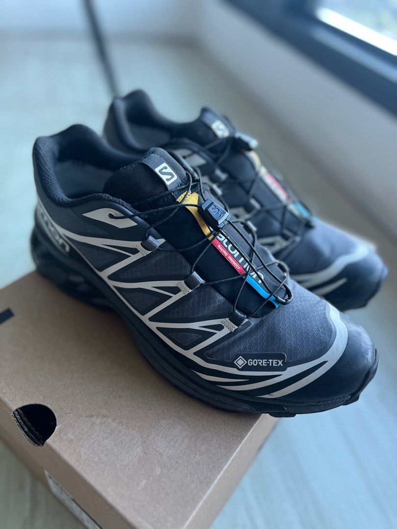 Salomon XT Goretex Black Lunar Rock, Men's Fashion, Footwear