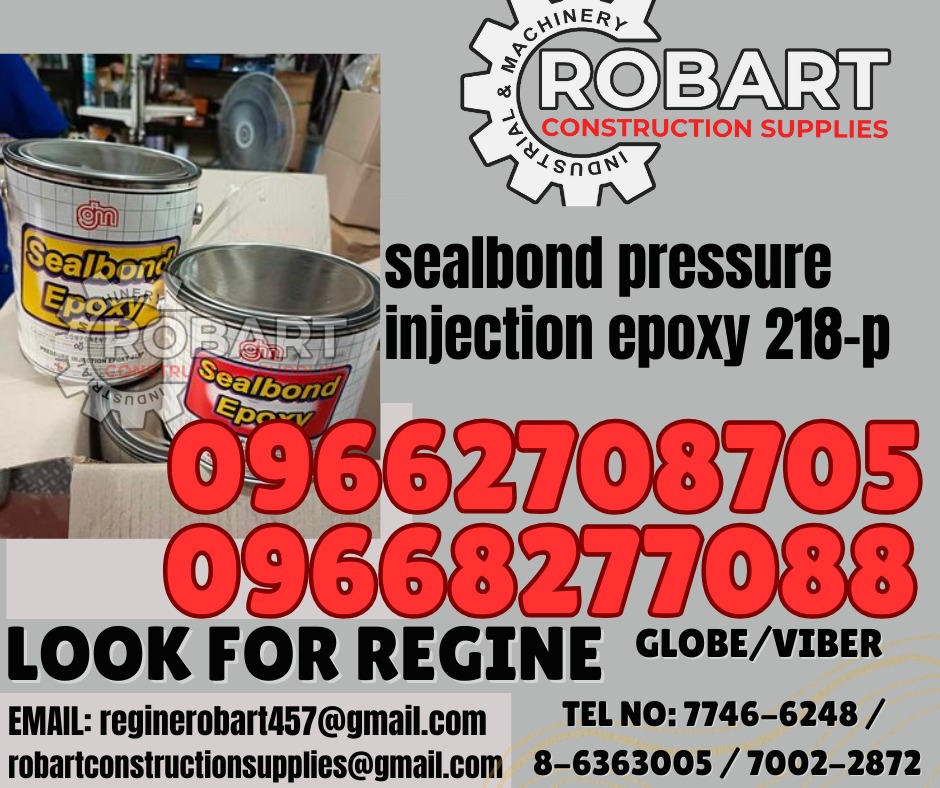 sealbond pressure injection epoxy 218-p, Commercial & Industrial ...