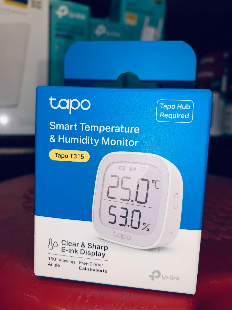 TP-Link Tapo T315 Smart Temperature & Humidity Monitor WiFi, Computers ...