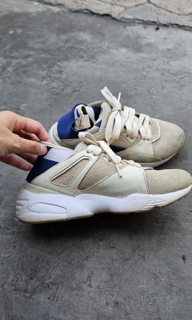 Training Shoes PUMA x Careaux Whisper White, Fesyen Wanita, Sepatu