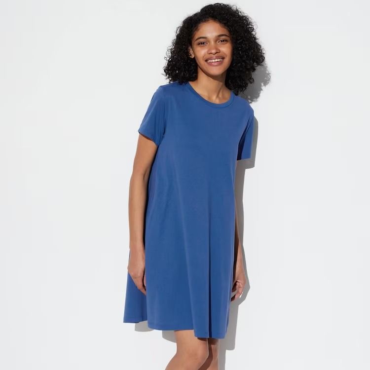 airism cotton mini dress UNIQLO AIRism Cotton Mini Dress (Short Sleeve)