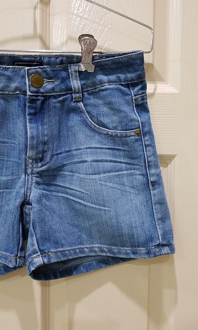 Warehouse denim shorts discount