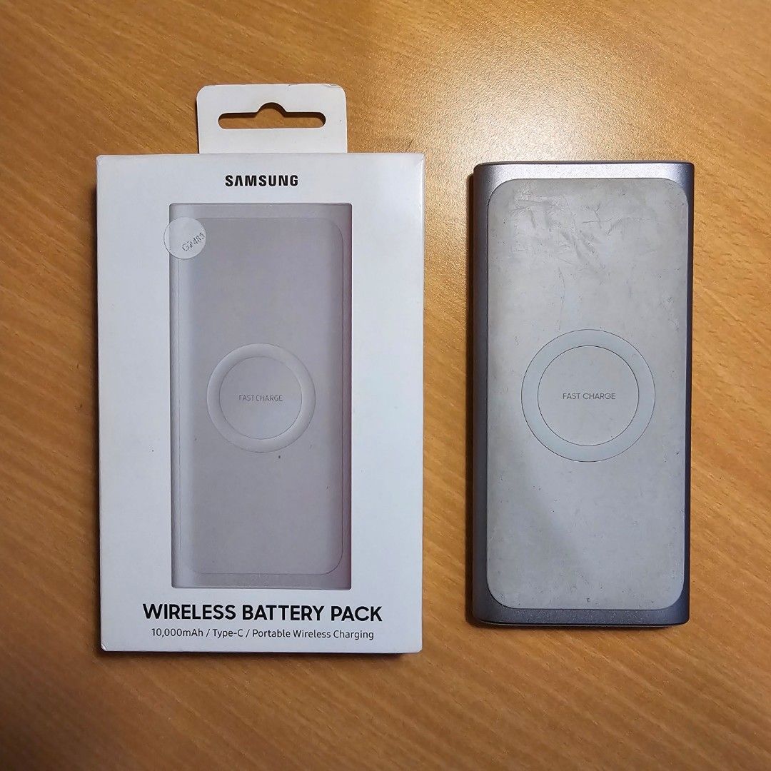 Wireless Battery Pack Samsung 10,000mAh, Telepon Seluler Tablet