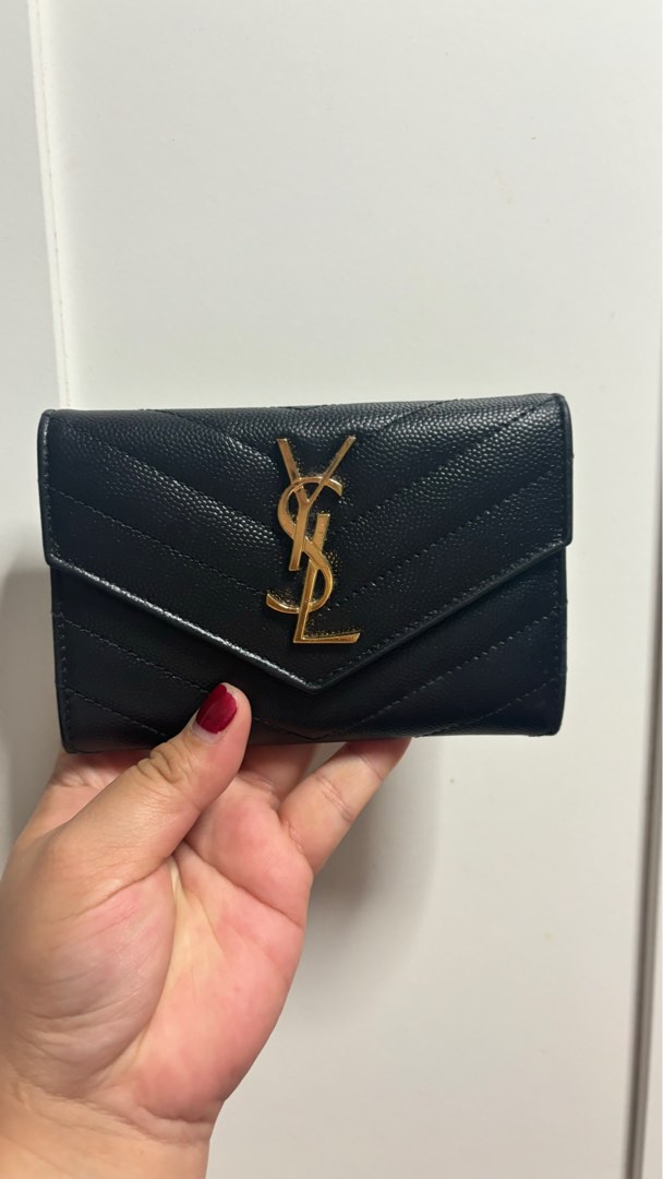 ysl matelasse wallet