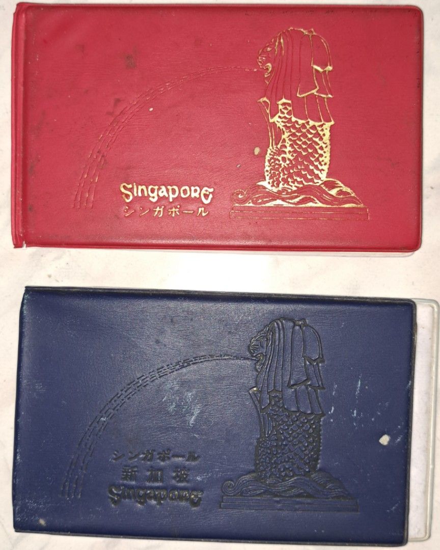 新加坡(6種面額硬幣)+馬來西亞(6種面額硬幣)合計12枚套幣收藏本一本125(紅、藍封面隨機), 書籍、休閒與玩具, 收藏、紀念品,  錢幣、紙鈔在旋轉拍賣