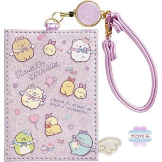 日本直送 角落生物 炸蝦尾 Sumikko Gurashi Angel Ebiten偶像主題 紫色 精美咭片套 wallet / cardholder (附有捲軸帶) #C202408013  (現貨)64243208139777110