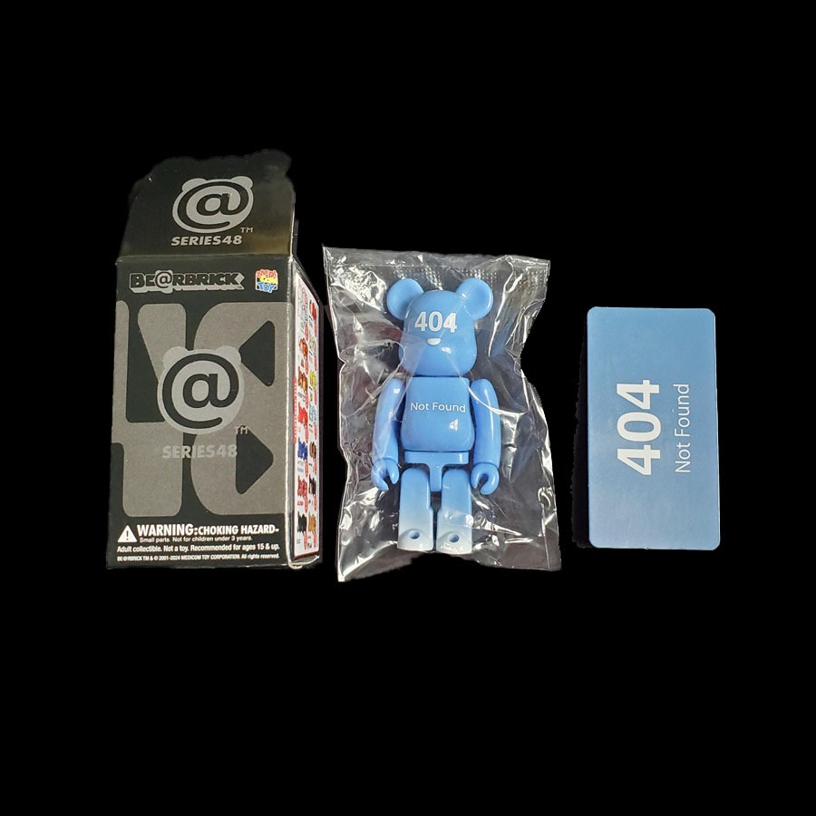 BE@RBRICK ベアブリック48 シークレット 404 苦しかっ