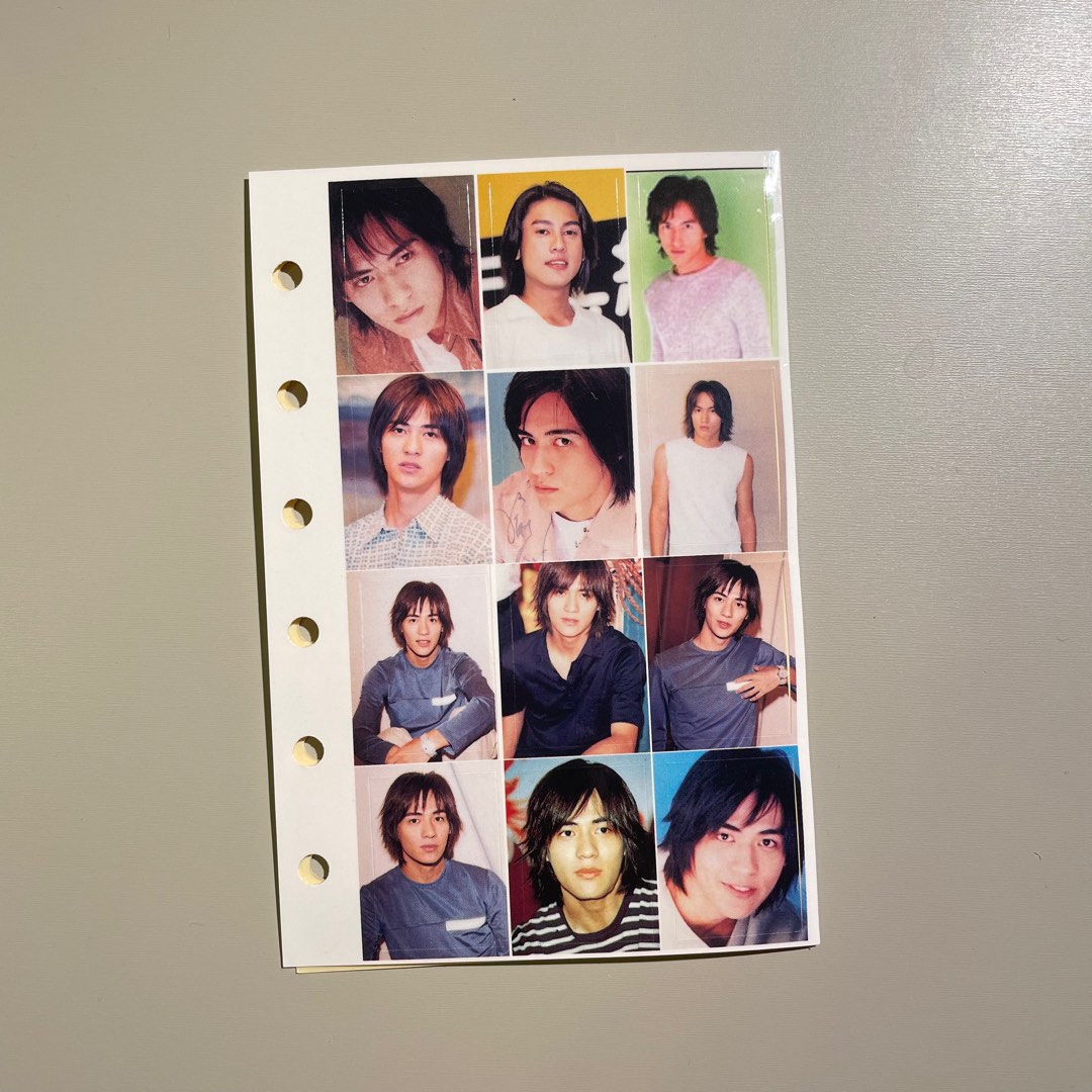 早期收藏 F4六孔貼紙 周渝民仔仔 言承旭貼紙, 書籍、休閒與玩具, 文具、藝術、手工藝, 其他用品在旋轉拍賣