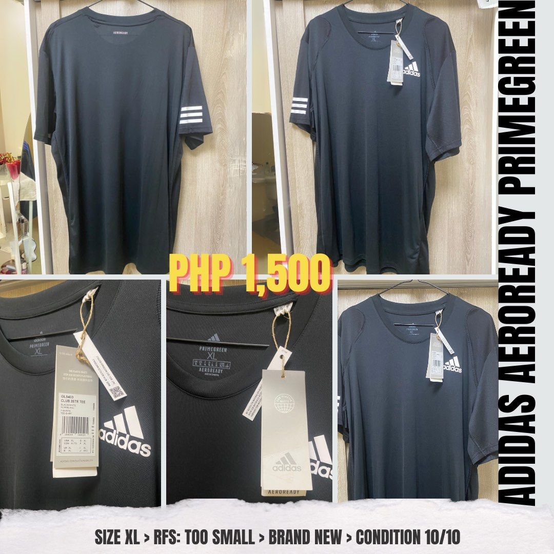 Adidas Aeroready Primegreen tshirt (Category: Activewear) located in Taguig. Submitted by gooosie (Listing ID 1321092984, Image 1). Description: All the info should be in the first photo. DM if you’re interested or make an offer. Thanks!.