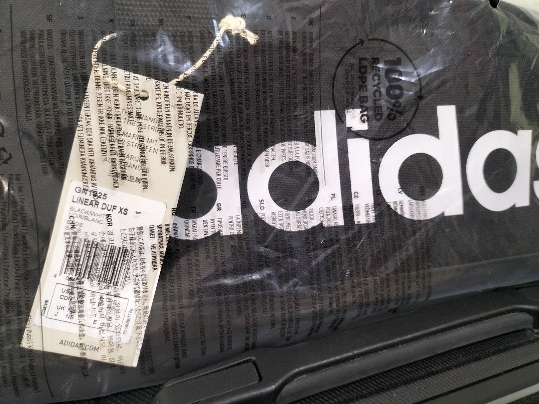 AUTHENTIC Adidas Duffel Bag adidas linear xs 14L logo duffle bag adidas slings bag adidas