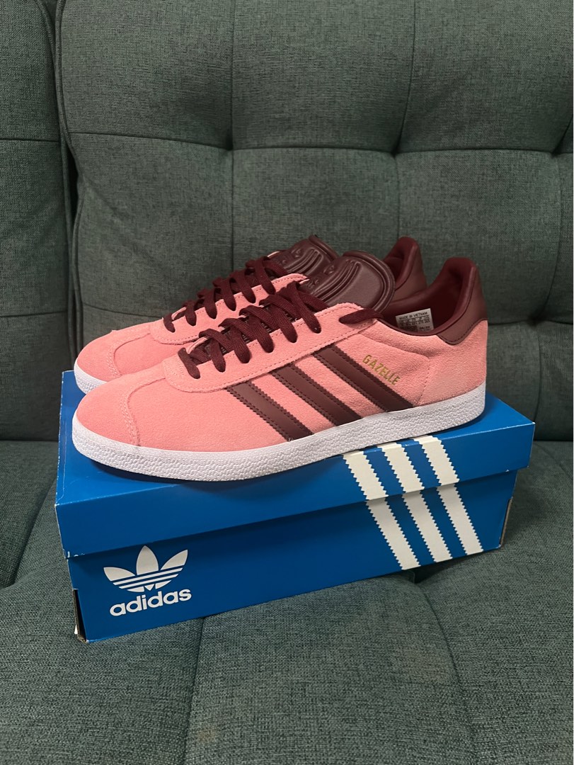 Adidas Original Gazelle Pink, Men's Fashion, Footwear, Sneakers on Carousell
