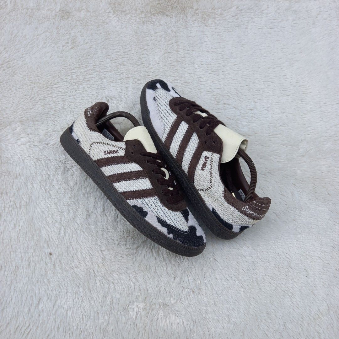 adidas gazelle silver green womens Adidas Samba OG Notitle Cow Print  VK Sneakers