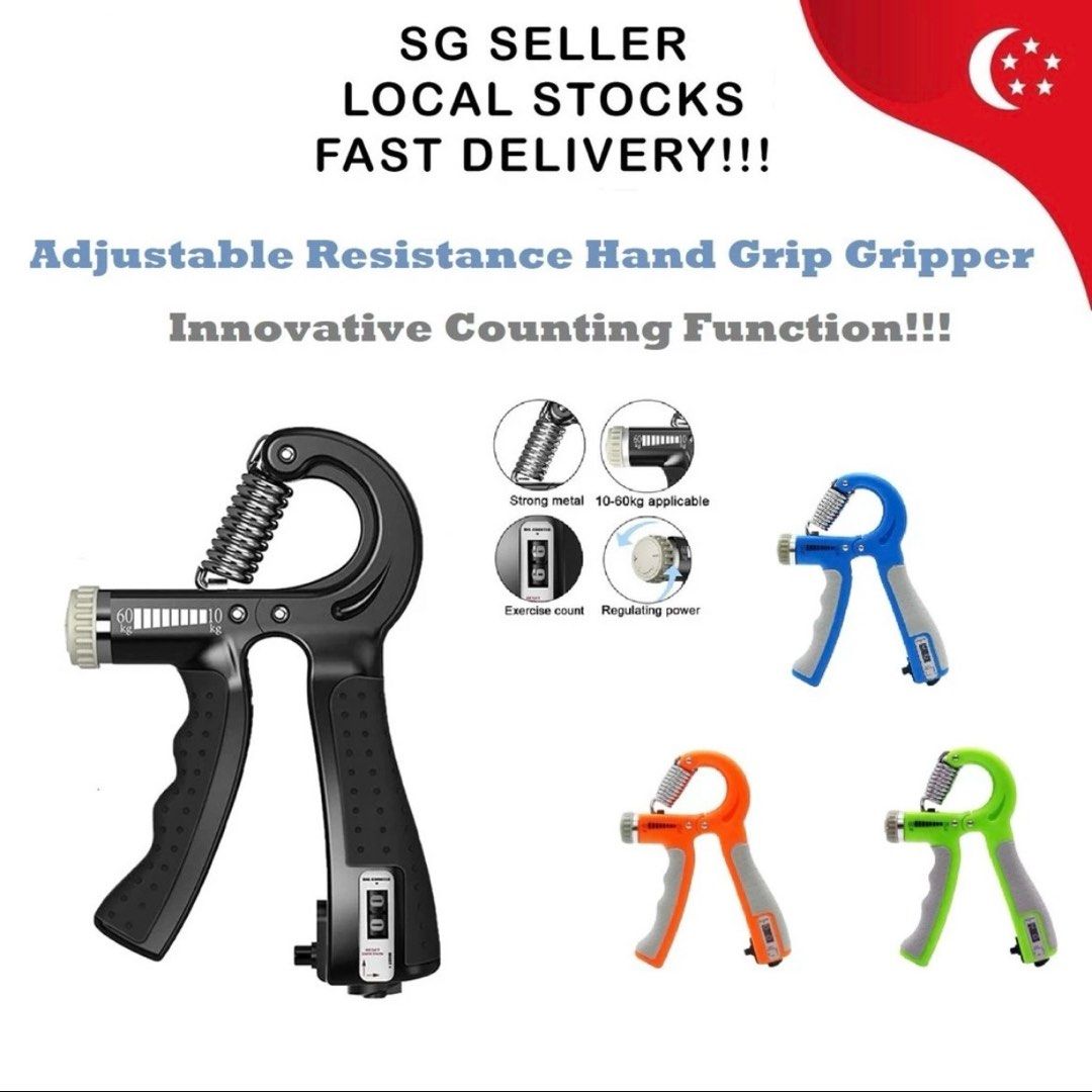 Adjustable Resistance Hand Gripper Palm Sized Hand Grip Forearm Strengthener Grip Strengthener Muscle Toning Device Wrist Strengthener Fitness Equipment Suitable For All Ages Sports Equipment Exercise