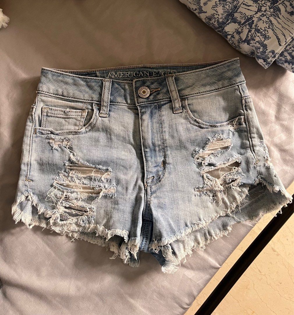 American eagle ripped shorts cheap