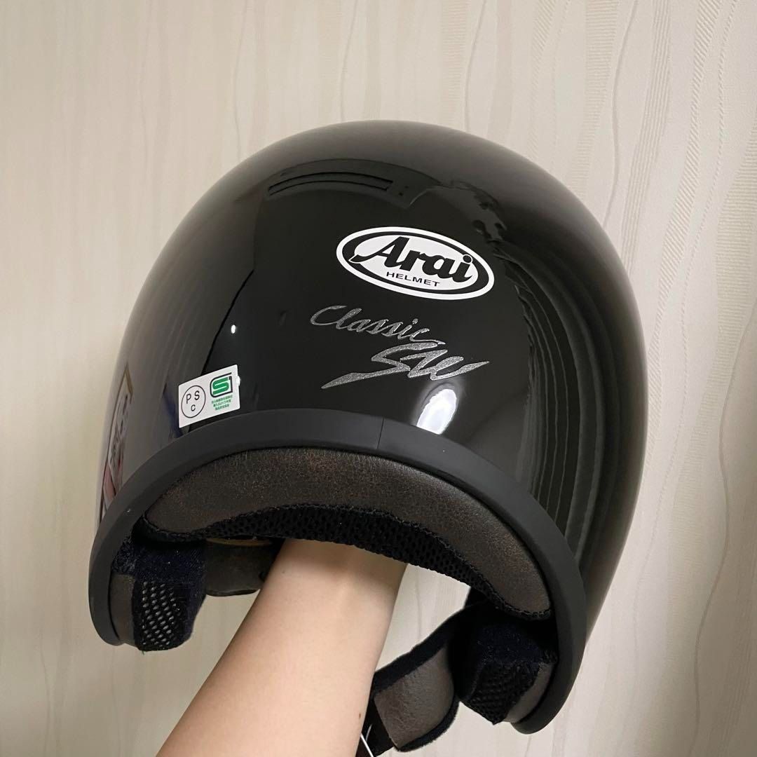 Arai Harley Davidson FXRG VZ RAM Jet Helmet L size from Japan Motorcycles Motorcycle Accessories on Carousell
