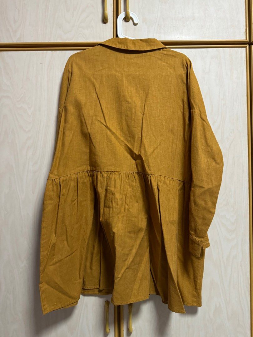 Auguste the Label Mustard Babydoll Dress
