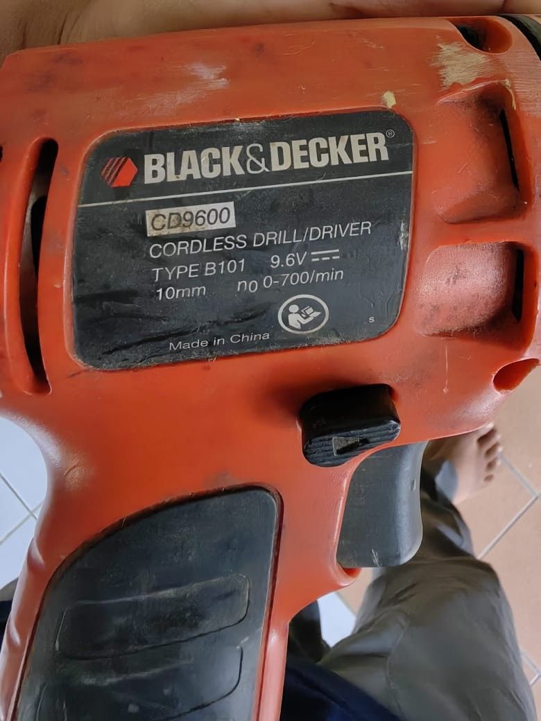Black Decker CD9600 Drill Driver Faulty