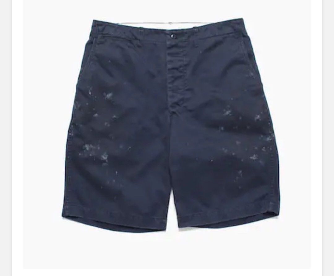 BOWWOW ×BEAMS BIG CHINO SHORTS L NAVY BOWWOW ×BEAMS BIG CHINO SHORTS