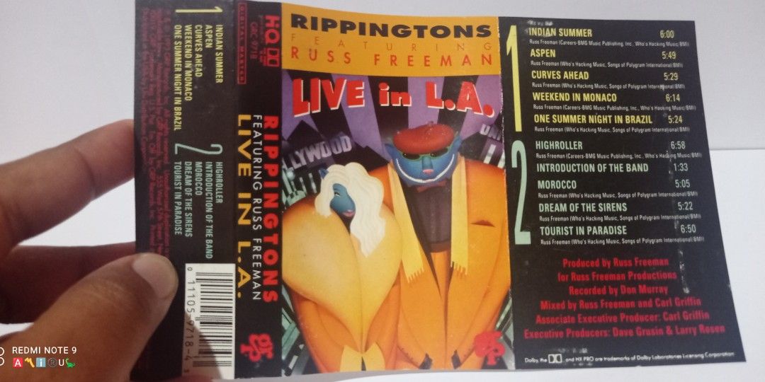 [CASSETTE] THE RIPPINGTONS - LIVE IN L.A., Hobbies & Toys, Music ...