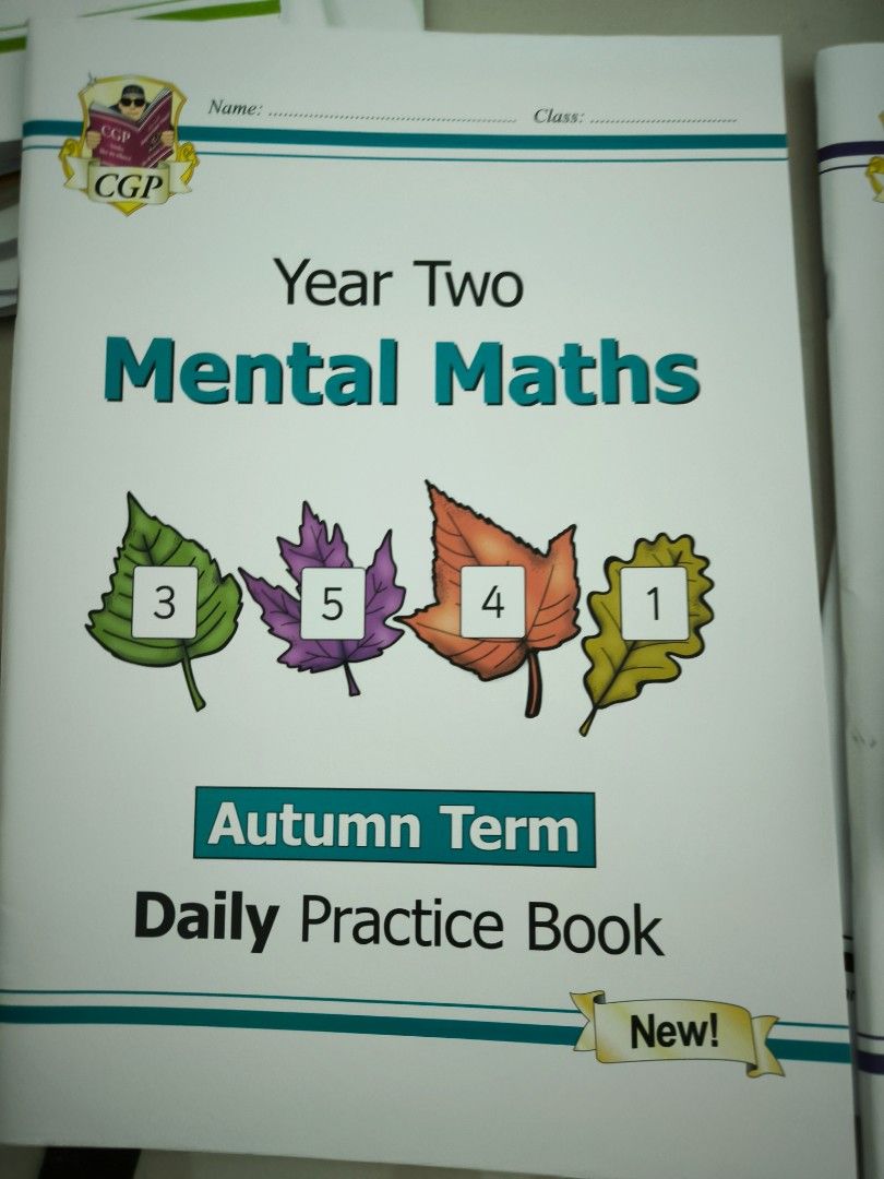 CGP Mental Maths Year 2 autumn Term, Hobbies & Toys, Books & Magazines ...