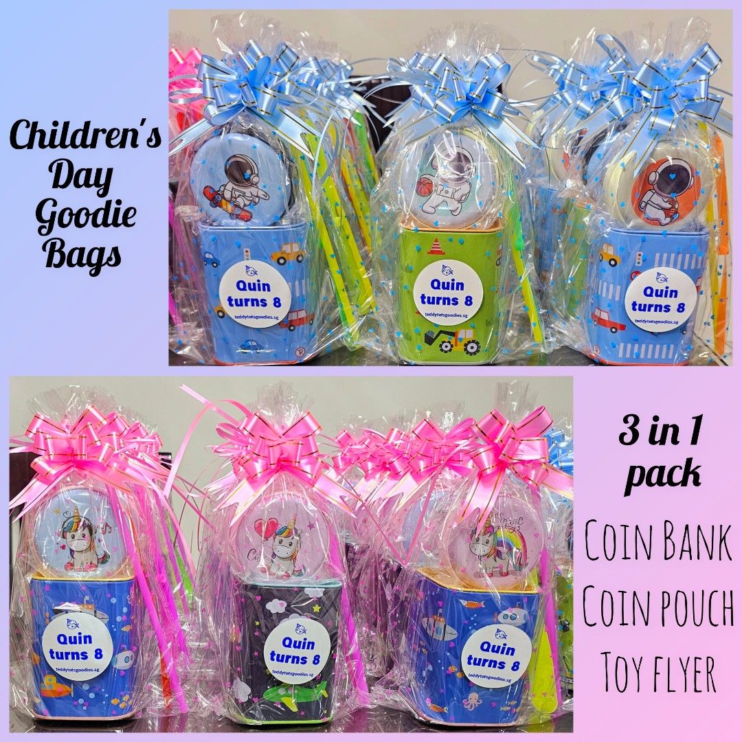Children's Day Goodies Birthday party favors Kids goodie bags